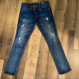 Miss Me Boyfriend Ankle Distressed